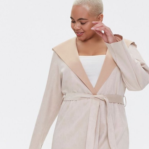 Forever 21 Jackets & Blazers - NWT 2 faux suede beige jacket